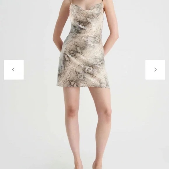 Suboo Australia Aquarius snakeskin mini dress medium - Picture 3 of 7